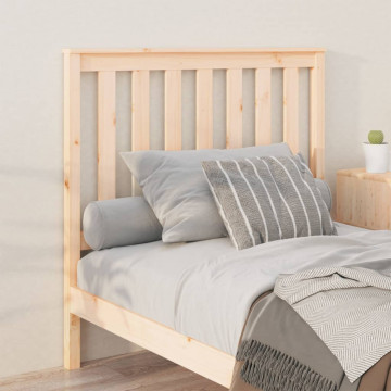 Tăblie de pat, 106x6x101 cm, lemn masiv de pin - Img 3