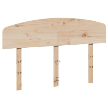 Tăblie de pat, 120 cm, lemn masiv de pin - Img 2
