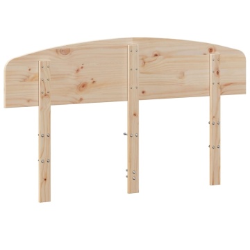Tăblie de pat, 140 cm, lemn masiv de pin - Img 5