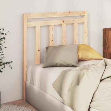 Tăblie de pat, 95x4x100 cm, lemn masiv de pin - Img 3