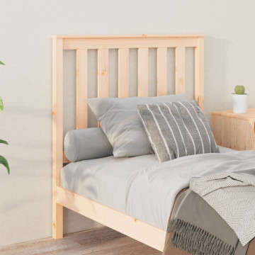 Tăblie de pat, 96x6x101 cm, lemn masiv de pin - Img 3
