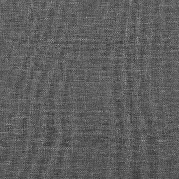 Tăblie de pat cu aripioare gri închis 103x16x78/88 cm textil - Img 5