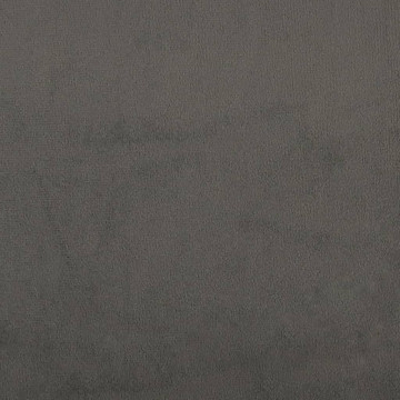Tăblie de pat cu aripioare gri închis 203x23x118/128 cm catifea - Img 5