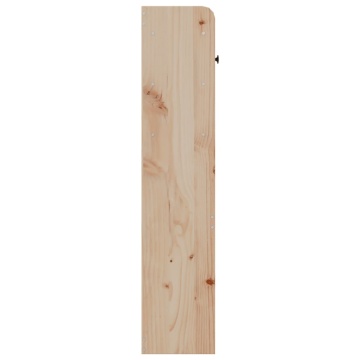 Tăblie de pat cu depozitare, 160 cm, lemn masiv de pin - Img 8
