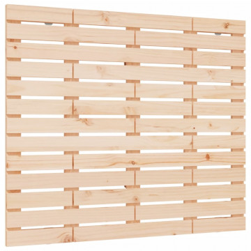 Tăblie de pat pentru perete, 146x3x91,5 cm, lemn masiv de pin - Img 2