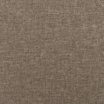Tăblii de pat, 2 buc, gri taupe, 80x5x78/88 cm, textil - Img 6
