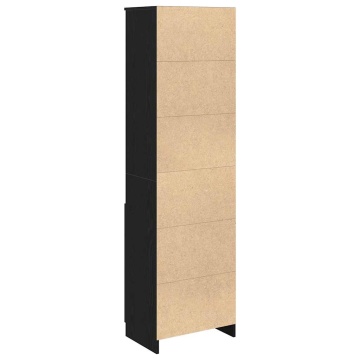 Tablou Stejar negru 50x35x180 cm Lemn prelucrat - Img 7