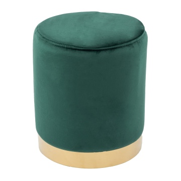 Taburet tapitat cu stofa premium, k008, verde - Img 1