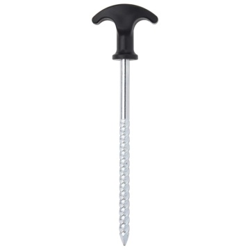 Țăruși de cort, 12 buc., 17 cm, Ø7 mm, oțel galvanizat - Img 3