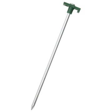 Țăruși de cort, 12 buc., 25 cm, 7 mm, oțel galvanizat și PP - Img 2
