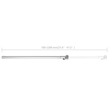 Tijă de susținere pentru baie, 70-120 cm, oțel inoxidabil - Img 7