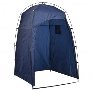 Toaletă portabilă pentru camping, cu cort, 10+10 L - Img 3