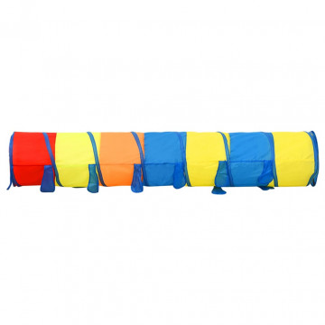 Tunel de joacă pentru copii, multicolor, 245 cm, poliester - Img 5