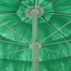 Umbrelă de plajă, verde, 180 cm - Img 2