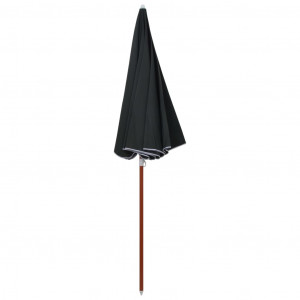 Umbrelă de soare cu stâlp din oțel, antracit, 240 cm - Img 3
