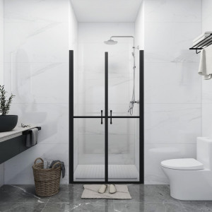 Ușă cabină de duș, transparent, (88-91)x190 cm, ESG - Img 1