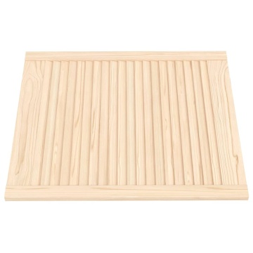 Ușă de dulap cu design lambriu, 69x59,4 cm, lemn masiv de pin - Img 3