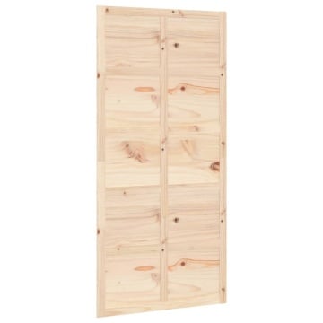 Ușă de hambar, 100x1,8x214 cm, lemn masiv de pin - Img 2