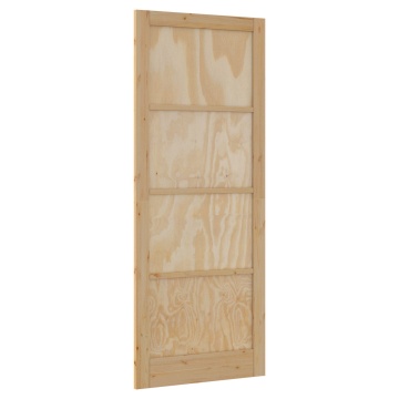 ușa de interior ORKDAL 83x232x4 cm din lemn masiv de pin - Img 2