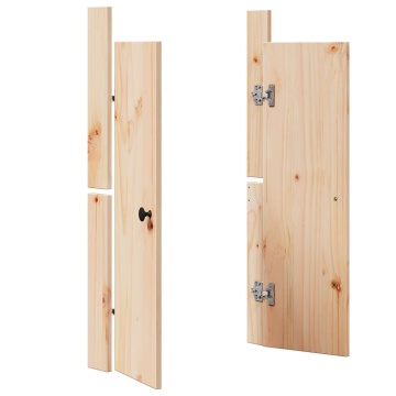 uși de bucătărie pentru exterior 50x9x82 cm lemn masiv de pin - Img 3