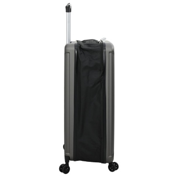 Valiză pliabilă cu carcasă dură 28'' Gri închis 50x30x76 cm ABS - Img 4