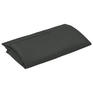 vida XL Pânză de schimb umbrelă de soare consolă, antracit, 350 cm - Img 3