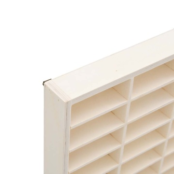 Vitrina de colecție din lemn cu 56 de compartimente - Img 6
