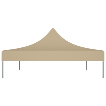 Acoperiș pentru cort de petrecere, bej, 4,5 x 3 m, 270 g/m² - Img 4