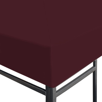 Acoperiș pentru pavilion, 310 g/m², roșu bordo, 3 x 4 m - Img 3
