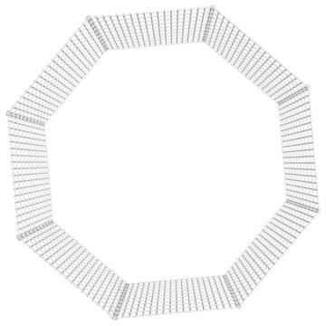 Adăpost pentru animale cu 8 panouri, 54x100 cm, fier galvanizat - Img 6