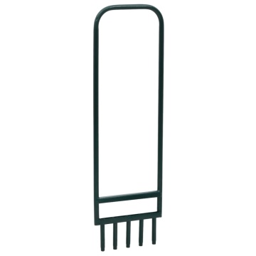 Aerator gazon 5 tije tubulare, verde oțel vopsit electrostatic - Img 1