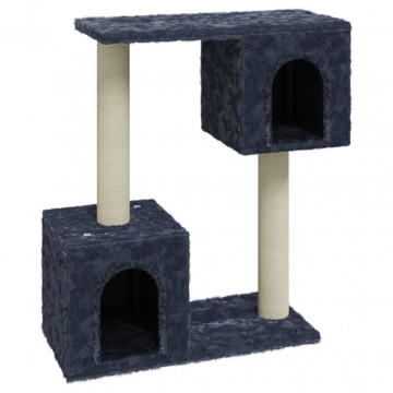 Ansamblu pisici cu stâlpi din funie de sisal, gri închis, 60 cm - Img 2