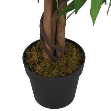 Arbore de mango artificial 1050 de frunze 200 cm verde - Img 4