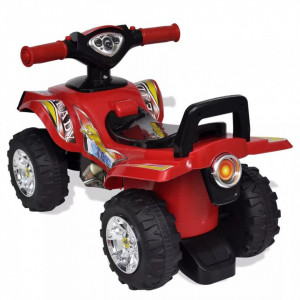 ATV pentru copii cu sunet și lumină, roșu - Img 2