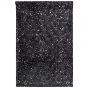 Autocolant pentru mobilier, negru marmură, 90x500 cm, PVC - Img 2