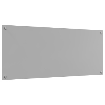 Backsplash de Bucătărie Gri Deschis 120x50x0,6 cm din Sticlă Temperată - Img 4