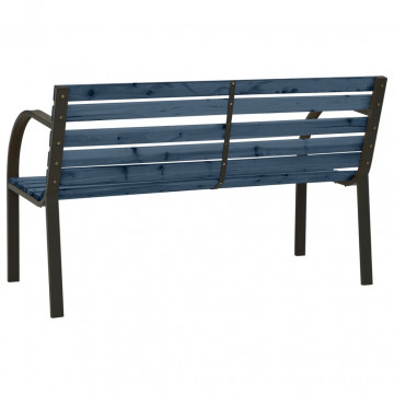 Bancă copii de grădină, gri, 81 cm, lemn de brad chinezesc - Img 4