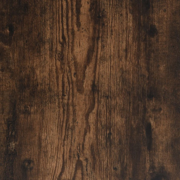 Bancă depozitare stejar fumuriu, 85,5x42x73,5 cm lemn prelucrat - Img 7