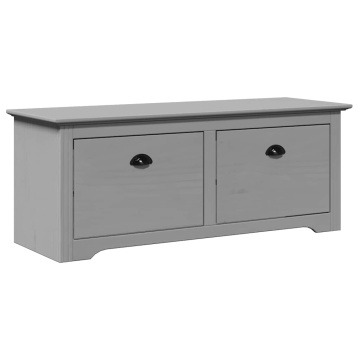 Bancă pentru hol „BODO” gri 114x40x45 cm - Img 2