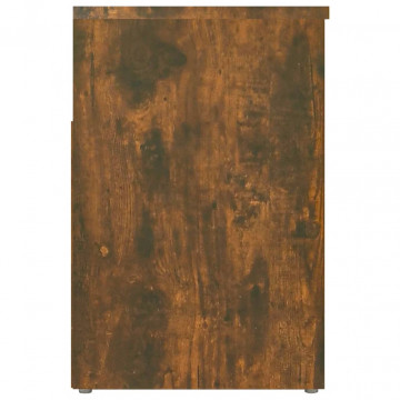 Bancă pentru pantofi stejar fumuriu 60x30x45 cm lemn prelucrat - Img 7