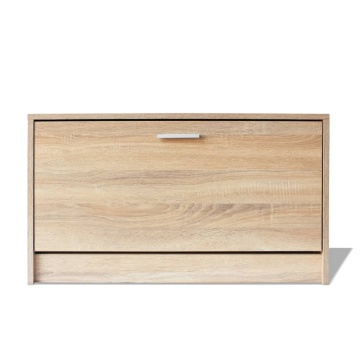 Banchetă de stocare pantofi, 80x24x45 cm, culoarea stejarului - Img 3