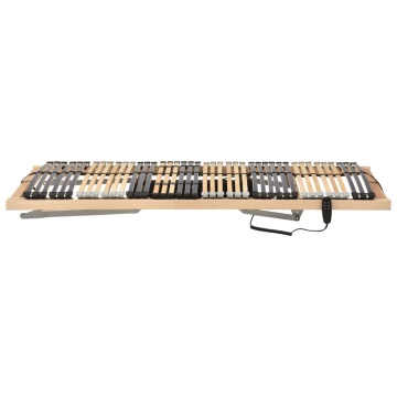 Bază de pat electrică cu șipci, 42 șipci, 7 zone, 100 x 200 cm - Img 8
