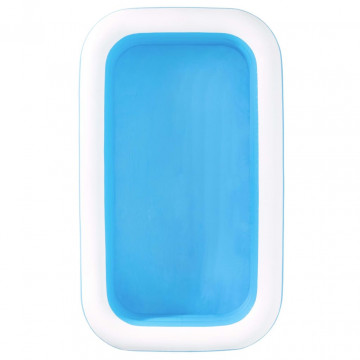 Bestway Piscină gonflabilă, albastru/alb, 262x175x51 cm dreptunghiular - Img 3