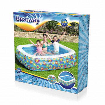 Bestway Piscină gonflabilă pentru copii, albastru, 229x152x56 cm - Img 7