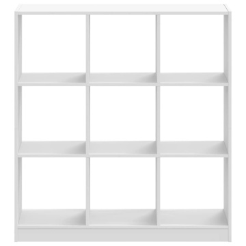 Bibliotecă, alb, 102x32x108 cm, lemn prelucrat - Img 4