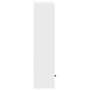 Bibliotecă, alb, 31x24x102 cm, lemn prelucrat - Img 5
