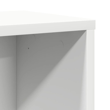 Bibliotecă, alb, 60x24x85 cm, lemn prelucrat - Img 7