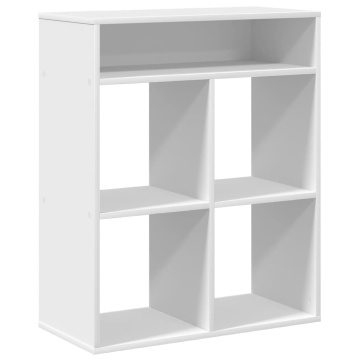 Bibliotecă, alb, 66x31x80 cm, lemn prelucrat - Img 2