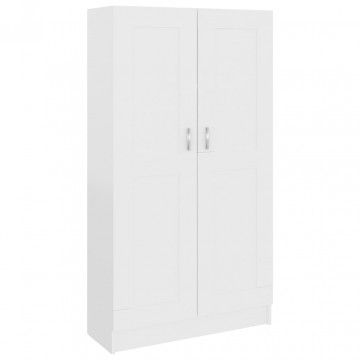 Bibliotecă, alb, 82,5 x 30,5 x 150 cm, PAL - Img 2