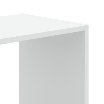 Bibliotecă, albă, 68,5x32x75 cm, lemn prelucrat - Img 6